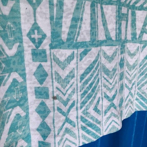 INA Aztec Tribal Print Racerback Tank Top - Picture 3 of 14